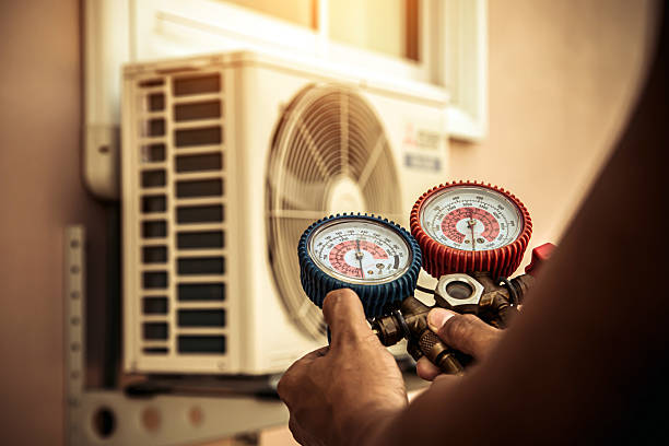 Professional Ac Installation technician working in Mount Vernon, GA